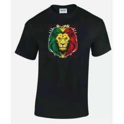 T shirt lion rasta