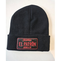 Bonnet El Patron noir logo...