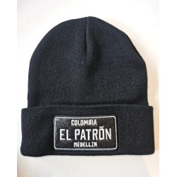 Bonnet El Patron noir logo...