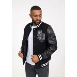 Blouson teddy icon homme noir