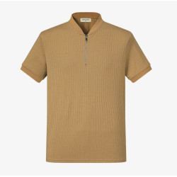 Polo beige frilivin fermeture