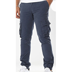 Pantalon cargo bleu marine...